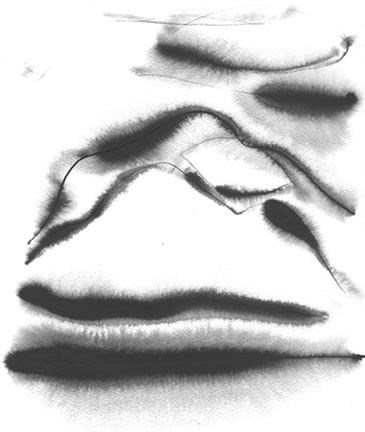 Sumi ink Moutain